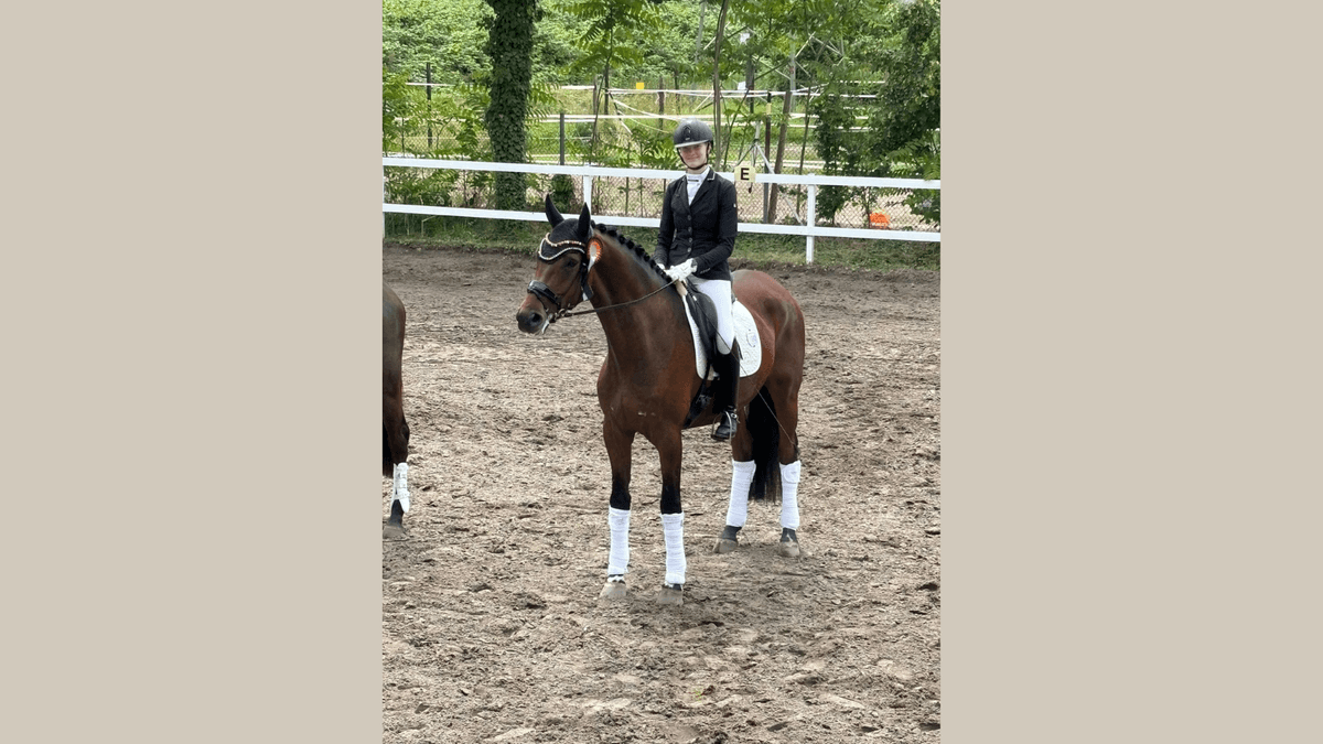 For Dreaming Finishes Second in L-Dressur