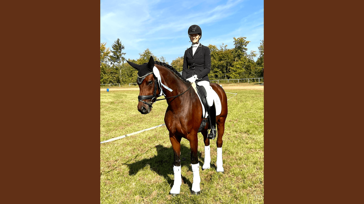 Royal Heritage places third in the Dressurpferde L