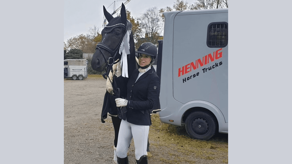Hildegard Second in the L-Dressur